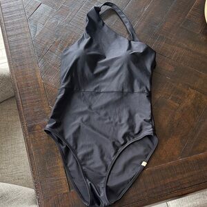 Summersalt Black One Shoulder Women's One Piece Swimsuit